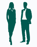 Graphic of two lawyers standing next to each other